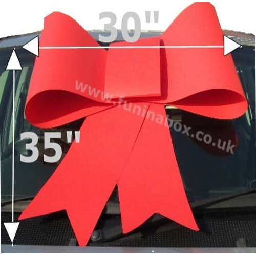 Big Red Card Bow
