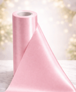 Baby Pink Wide Ribbon For Wrapping Cars - 20m