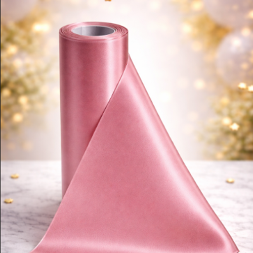 Dusky Pink Wide Ribbon For Wrapping Cars - 20m