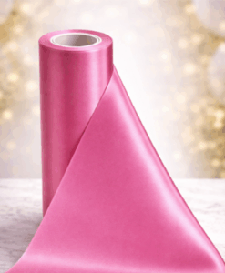 Rose Pink Wide Ribbon For Wrapping Cars - 20m
