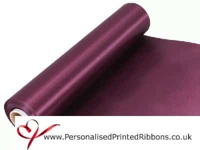 Claret Wide ribbons