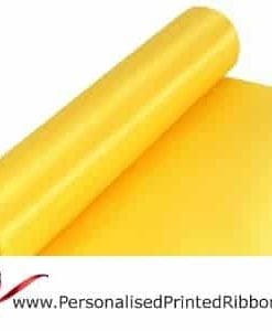 Yellow Wide Ribbons