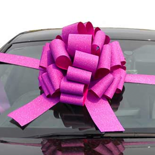 Pink Giant Car Bow