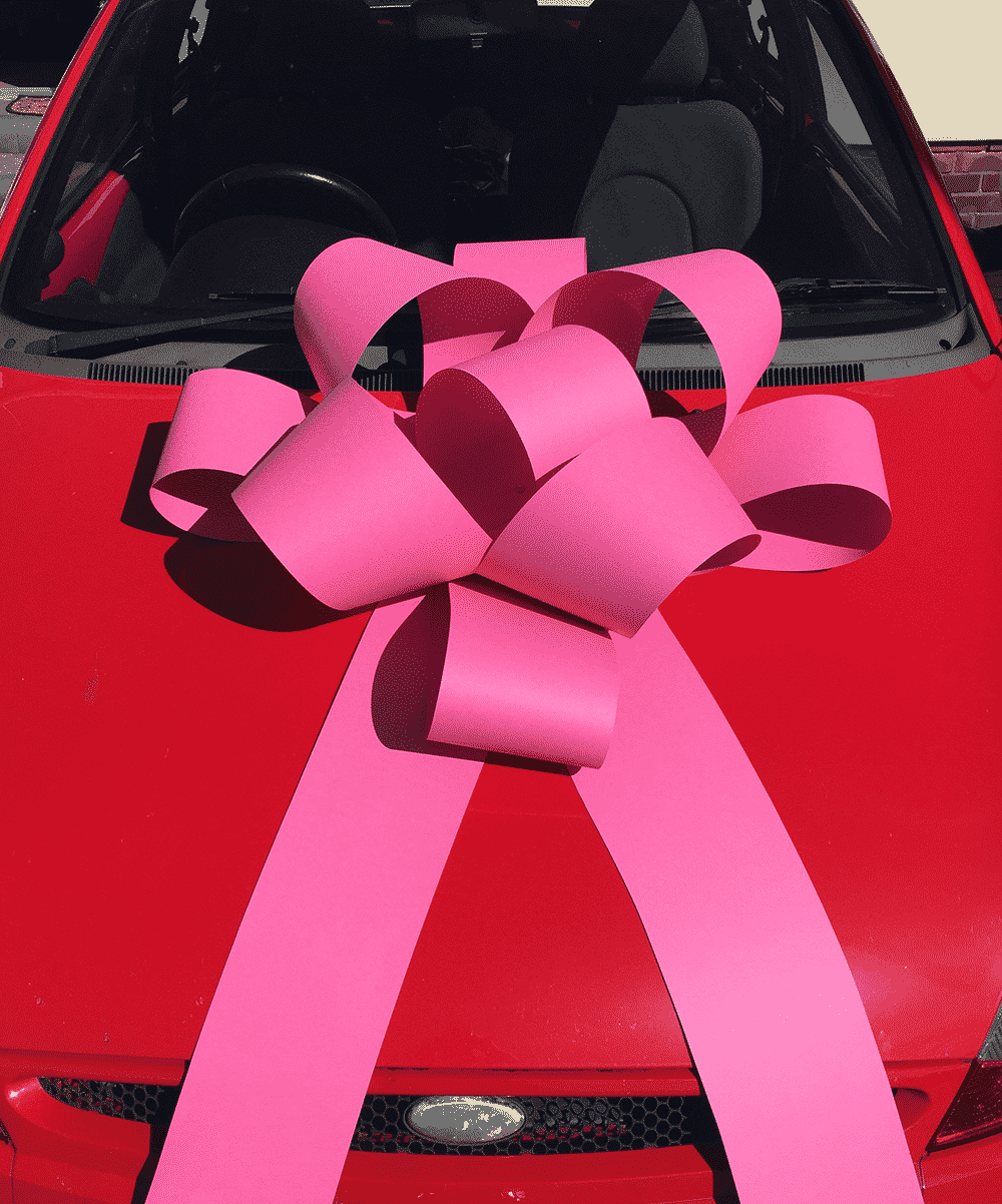 Big Card Rosette Bow from £45 with Next Day Delivery