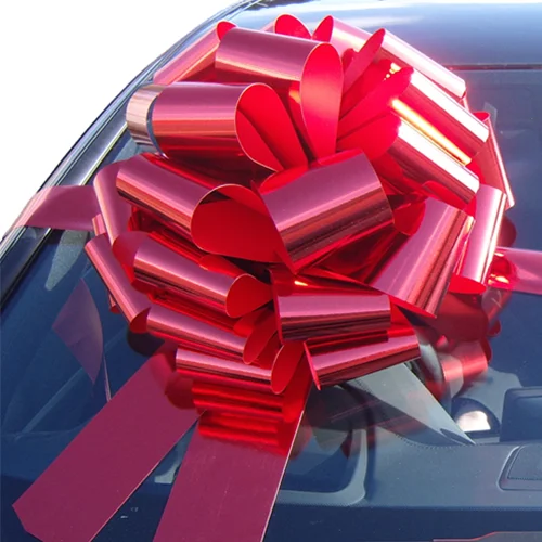 Big Red Car Bonnet Bow 6