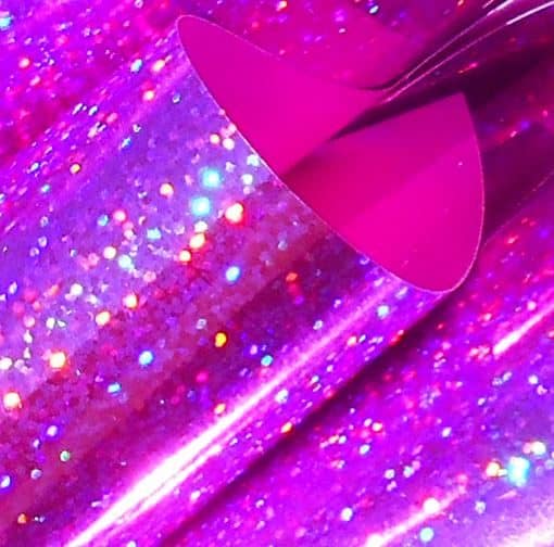 Bright Pink Foil Giant Bow