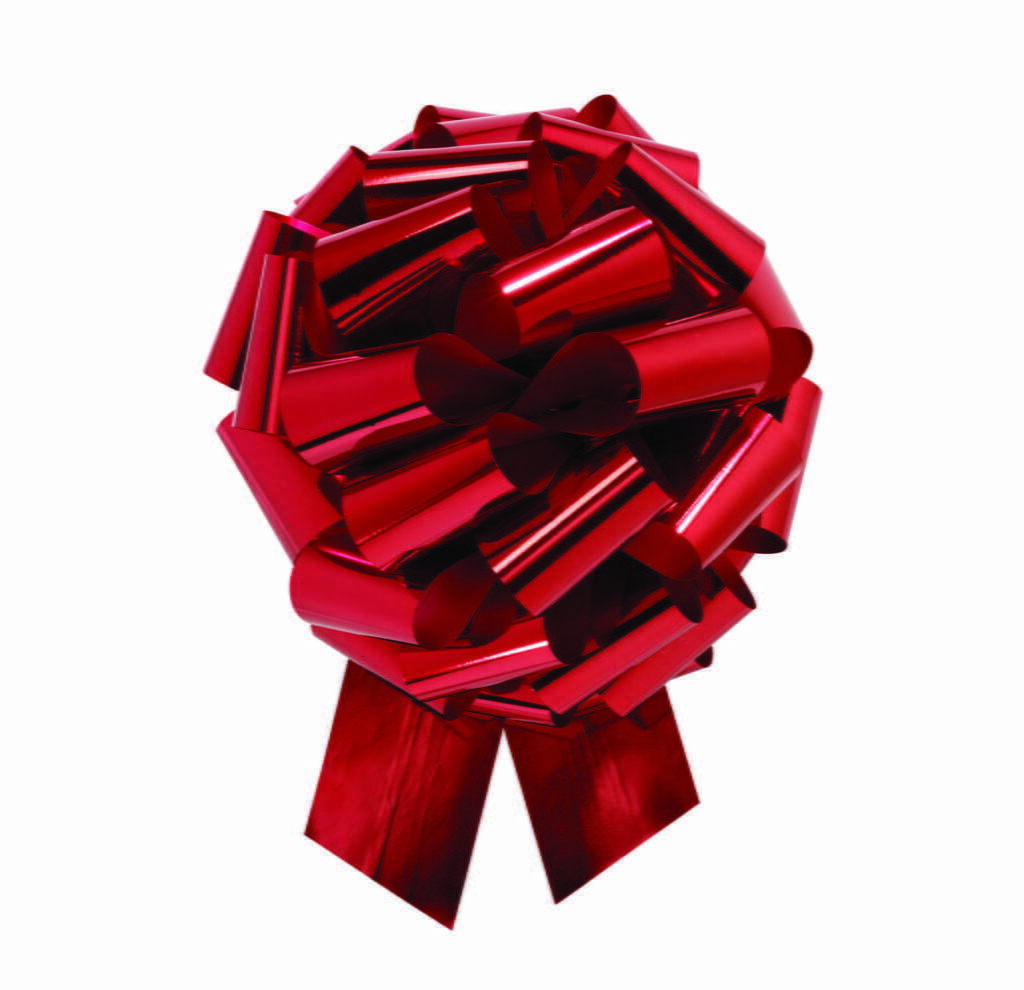Big Red Car Bow - FREE 6m Matching Ribbon To Wrap The Car
