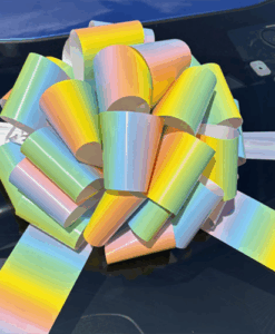 Big Pastel Coloured Car Bonnet Bow